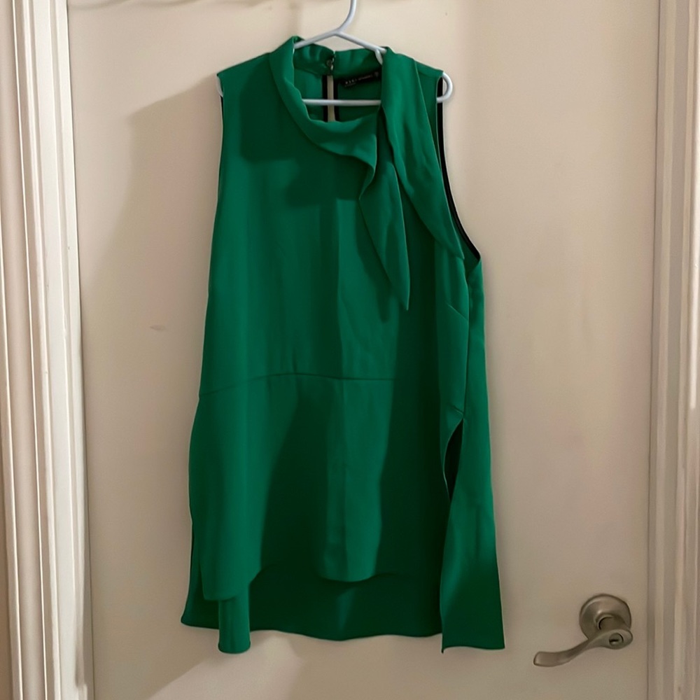 Zara Woman Green Blouse Size Small